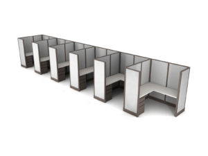 Buy new 6x6 6pack cluster by KUL at Office Furniture Outlet - Orlando